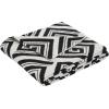 SAFAVIEH Home Collection Veda Black/Ivory Cotton 50 x 60 Decorative Accent Throw Blanket