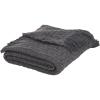 SAFAVIEH Home Collection Inaya Ivory 51 x 67 Cotton Decorative Throw Blanket(Grey)