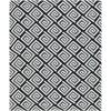 SAFAVIEH Home Collection Veda Black/Ivory Cotton 50 x 60 Decorative Accent Throw Blanket