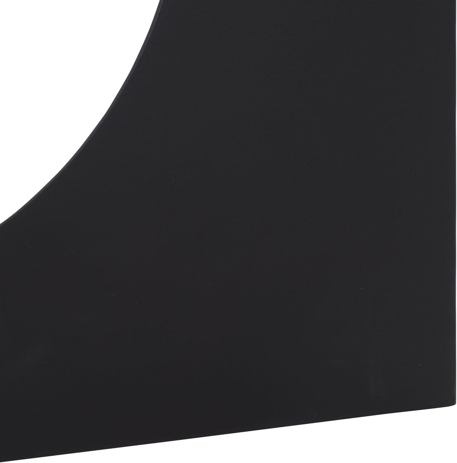 image:imageSAFAVIEH Couture Collection Brayberry Black Iron amp Glass Square Coffee Table Modern Fully Assembled Accent Cocktail Table SFV6802ABlackClear