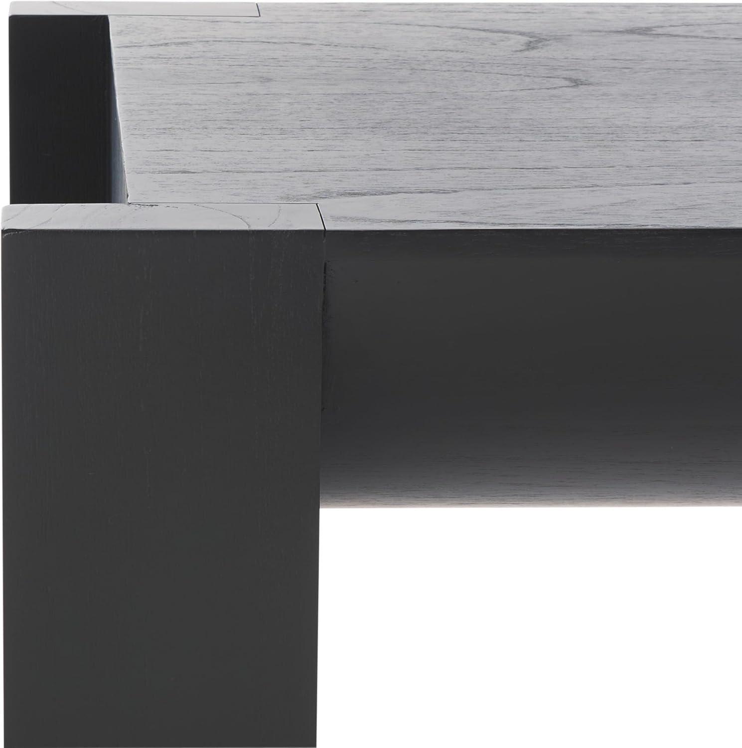 image:imageSAFAVIEH Couture Collection Jessandria Natural Brown Rectangular Coffee Table Modern Fully Assembled Accent Cocktail Table SFV7720ABlack