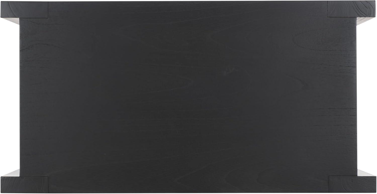 image:imageSAFAVIEH Couture Collection Jessandria Natural Brown Rectangular Coffee Table Modern Fully Assembled Accent Cocktail Table SFV7720ABlack