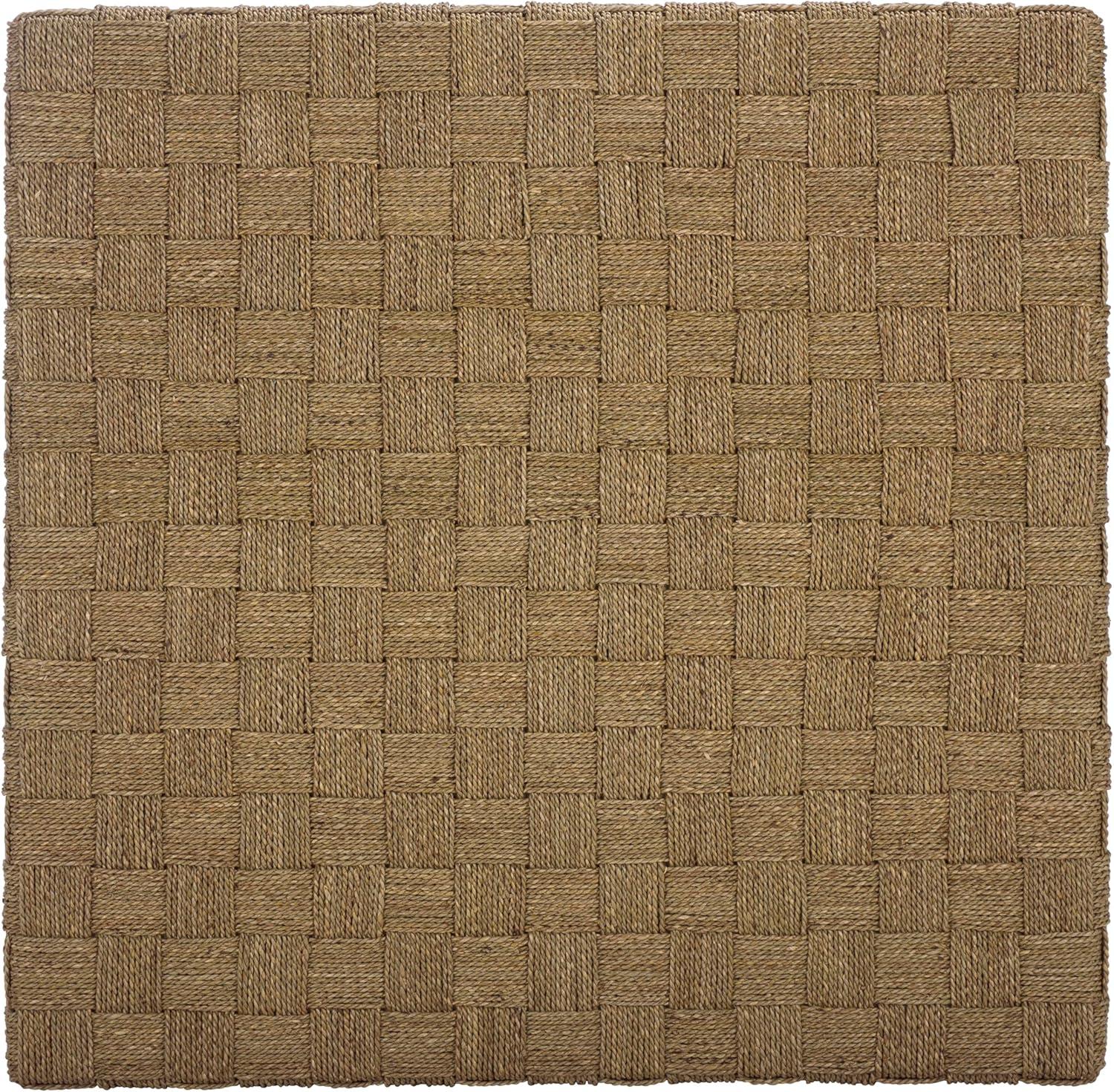 image:imageSAFAVIEH Couture Collection Norabelle Natural Woven Seagrass Coffee Table Square Accent Table Fully Assembled CWK2025ANatural