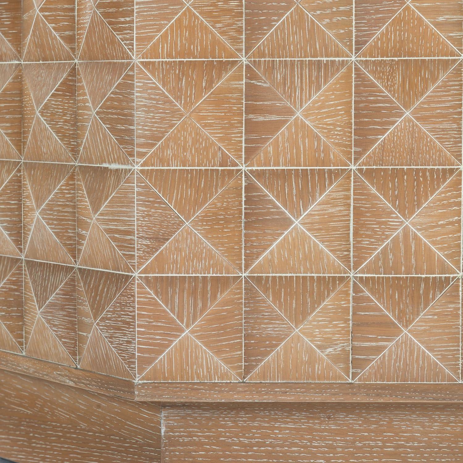 image:imageSAFAVIEH Couture Collection Patty Walnut Octagon Coffee Table Modern Fully Assembled Accent Cocktail Table SFV7253BNatural