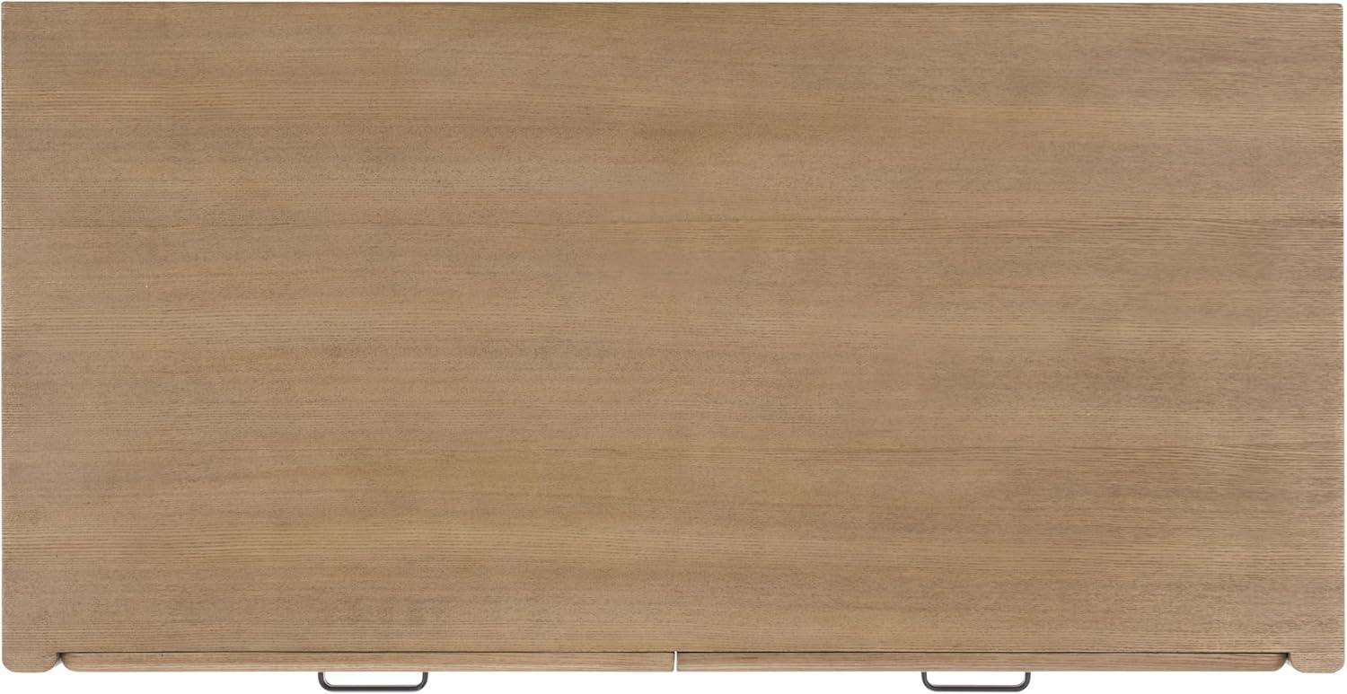 image:imageSAFAVIEH Couture Collection Wynnrosa Natural Coffee Table 2 Drawers for Storage Modern Rectangular Accent Table Fully Assembled SFV3008ANatural