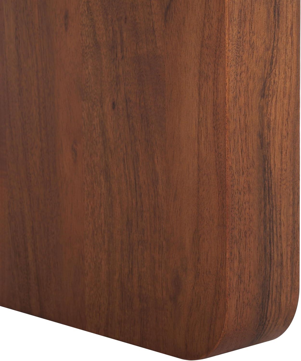 image:imageSAFAVIEH Couture Collection Malkin BrownBlack Marble Round Coffee TableBrownDark Brown