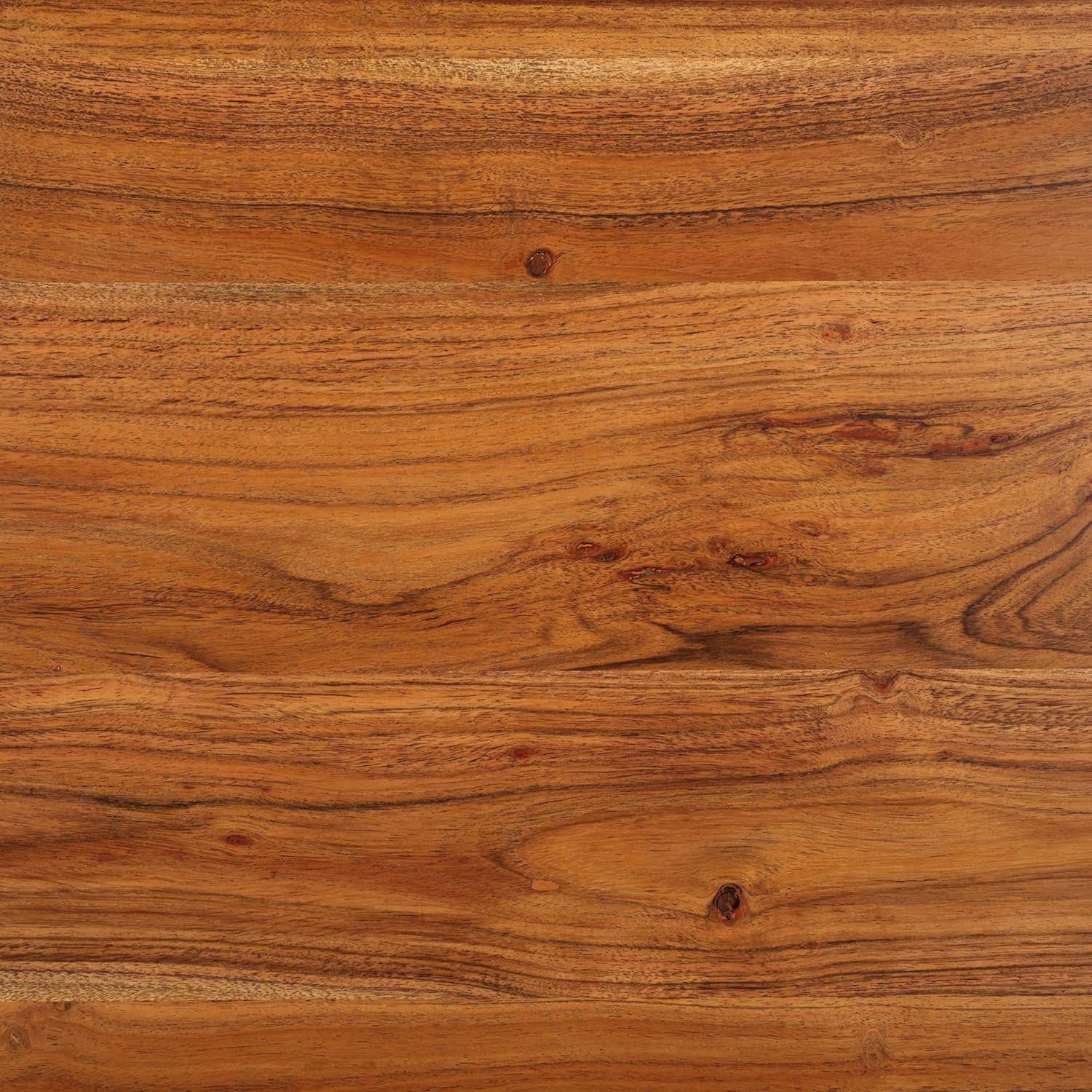 image:imageSAFAVIEH Couture Collection Martinelli Natural Solid Wood Coffee TableNatural