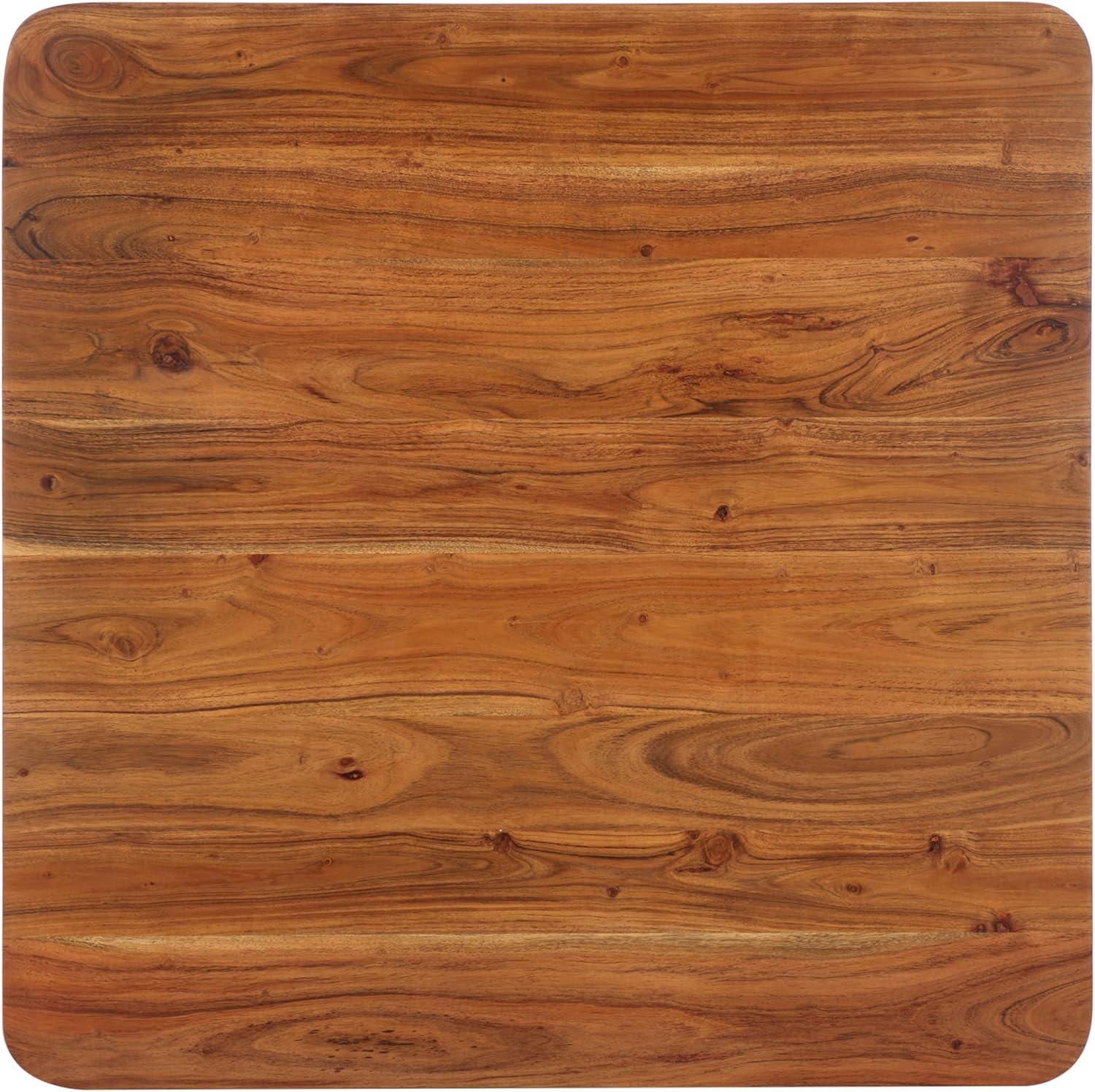 image:imageSAFAVIEH Couture Collection Martinelli Natural Solid Wood Coffee TableNatural