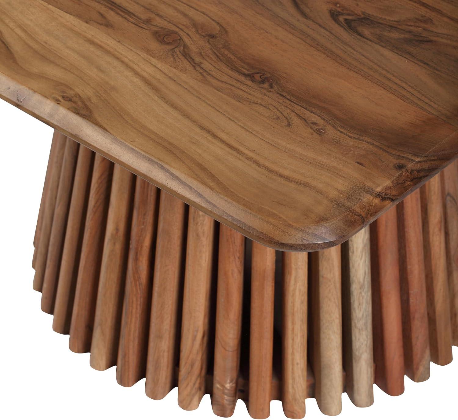 image:imageSAFAVIEH Couture Collection Penelope Natural Solid Wood Coffee TableNatural