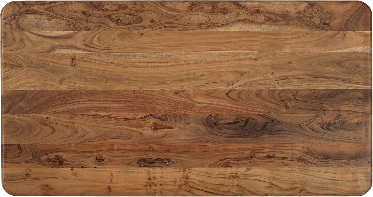 image:imageSAFAVIEH Couture Collection Penelope Natural Solid Wood Coffee TableNatural