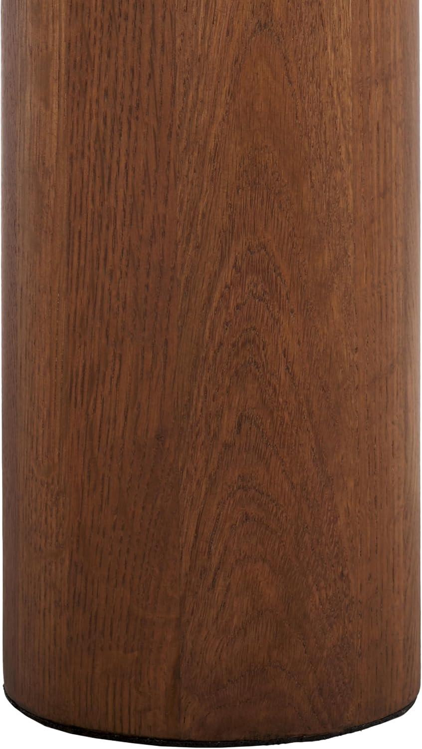 image:imageSAFAVIEH Couture Collection Tylee Brown Solid WoodMarble Coffee TableDark BrownWalnut