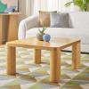 SAFAVIEH Aldous Square COF1501 Coffee Table, 32″ W x 32″ D x 16″ H, Natural(Natural)