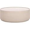 SAFAVIEH Couture Collection – Alanabella Sand & White Marble Coffee Table, Round Accent Table, Modern Design, Fully Assembled (SFV5553A)(Sand/White)