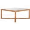 SAFAVIEH Couture Collection – Bernardi Walnut & Brown Marble Top Coffee Table with Solid Wood Base, Modern Accent Cocktail Table (SFV9744B)(Natural/White)