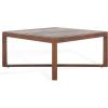 SAFAVIEH Couture Collection – Bernardi Walnut & Brown Marble Top Coffee Table with Solid Wood Base, Modern Accent Cocktail Table (SFV9744B)(Walnut/Brown)