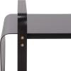 SAFAVIEH Couture Collection – Fioretti Modern Black Metal Coffee Table with Open Shelf Storage (SFV9560A)(Black)