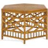 SAFAVIEH Couture Collection – Frederica Rattan & Seagrass Hexagon Coffee Table, Handwoven Natural Fiber Living Room Accent, Fully Assembled (CWK2037A)(Natural)