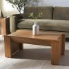 SAFAVIEH Couture Collection – Jessandria Natural Brown Rectangular Coffee Table, Modern Fully Assembled Accent Cocktail Table (SFV7720A)(Natural)