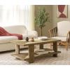 SAFAVIEH Couture Collection – Malta Natural Woven Seagrass Coffee Table, Rectangular Accent Table, Fully Assembled (CWK2024A)(Natural)