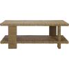 SAFAVIEH Couture Collection – Malta Natural Woven Seagrass Coffee Table, Rectangular Accent Table, Fully Assembled (CWK2024A)(Natural)