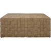 SAFAVIEH Couture Collection – Norabelle Natural Woven Seagrass Coffee Table, Square Accent Table, Fully Assembled (CWK2025A)(Natural)