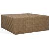 SAFAVIEH Couture Collection – Norabelle Natural Woven Seagrass Coffee Table, Square Accent Table, Fully Assembled (CWK2025A)(Natural)