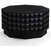 SAFAVIEH Couture Collection – Patty Walnut Octagon Coffee Table, Modern Fully Assembled Accent Cocktail Table (SFV7253B)(Black)