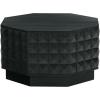 SAFAVIEH Couture Collection – Patty Walnut Octagon Coffee Table, Modern Fully Assembled Accent Cocktail Table (SFV7253B)(Black)