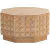 SAFAVIEH Couture Collection – Patty Walnut Octagon Coffee Table, Modern Fully Assembled Accent Cocktail Table (SFV7253B)(Natural)