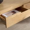 SAFAVIEH Couture Collection – Riverside Natural Oak Wood Coffee Table with 4 Drawers, Modern Storage Cocktail Table, Fully Assembled (SFV9761A)(Natural Oak)