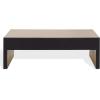 SAFAVIEH Couture Collection – Wynnrosa Natural Coffee Table, 2 Drawers for Storage, Modern Rectangular Accent Table, Fully Assembled (SFV3008A)(Natural)