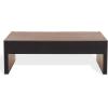 SAFAVIEH Couture Collection – Wynnrosa Natural Coffee Table, 2 Drawers for Storage, Modern Rectangular Accent Table, Fully Assembled (SFV3008A)(Walnut)