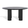 SAFAVIEH Couture Collection Tylee Brown Solid Wood/Marble Coffee Table(Black/Black)