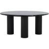 SAFAVIEH Couture Collection Tylee Brown Solid Wood/Marble Coffee Table(Black/Black)