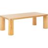 SAFAVIEH Home Collection Aldous Natural Brown Rectangle Coffee Table, Ideal for Living Room, Office, Bedroom(Natural)