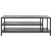 SAFAVIEH Couture Collection – Hodge Black Metal 3-Shelf Coffee Table, Modern Open Storage Cocktail Table (SFV9558A)(Black)