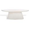 SAFAVIEH Couture Collection – Jabrielle Ivory Concrete Coffee Table, Modern Indoor/Outdoor Accent Table (SFV2601A)(Ivory)