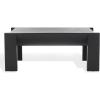 SAFAVIEH Couture Collection – Jessandria Natural Brown Rectangular Coffee Table, Modern Fully Assembled Accent Cocktail Table (SFV7720A)(Black)