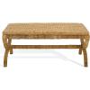 SAFAVIEH Couture Collection – Larysa Abaca & Water Hyacinth Coffee Table, Handwoven Natural Accent Table for Living Room, Coastal Organic Design, Fully Assembled (CWK2036A)(Natural)