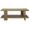 SAFAVIEH Couture Collection – Malta Natural Woven Seagrass Coffee Table, Rectangular Accent Table, Fully Assembled (CWK2024A)(Natural)