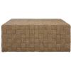 SAFAVIEH Couture Collection – Norabelle Natural Woven Seagrass Coffee Table, Square Accent Table, Fully Assembled (CWK2025A)(Natural)