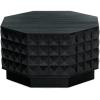 SAFAVIEH Couture Collection – Patty Walnut Octagon Coffee Table, Modern Fully Assembled Accent Cocktail Table (SFV7253B)(Black)