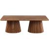 SAFAVIEH Couture Collection Penelope Natural Solid Wood Coffee Table(Natural)