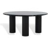 SAFAVIEH Couture Collection Tylee Brown Solid Wood/Marble Coffee Table(Black/Black)