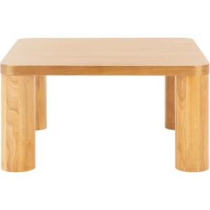 SAFAVIEH Aldous Square COF1501 Coffee Table, 32″ W x 32″ D x 16″ H, Natural(Natural)