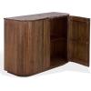 SAFAVIEH Couture Collection – Jamilah Brown 2-Door 2-Shelf Marble Top Chest, Fully Assembled (SFV5775A)(Brown)