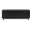 SAFAVIEH Couture Roseanne TV Stand for up to 70″ Flatscreen – Black & Natural Brown, 4 Banana Stem Doors with Interior Storage, Entertainment Media Console Cabinet (SFV1326A)(Black/Natural)