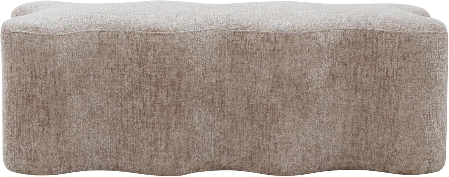 image:imageSAFAVIEH Couture Collection Jacqualessa Light Brown Chenille Bench Fully AssembledLight Brown