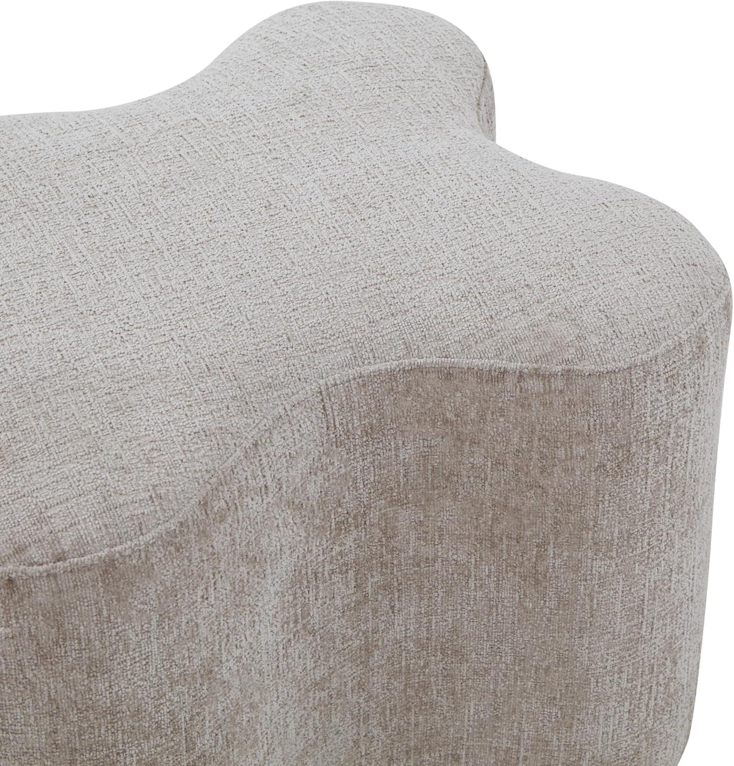 image:imageSAFAVIEH Couture Collection Jacqualessa Light Brown Chenille Bench Fully AssembledLight Brown