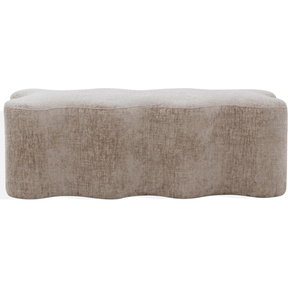 image:imageSAFAVIEH Couture Collection Jacqualessa Light Brown Chenille Bench Fully AssembledLight Brown